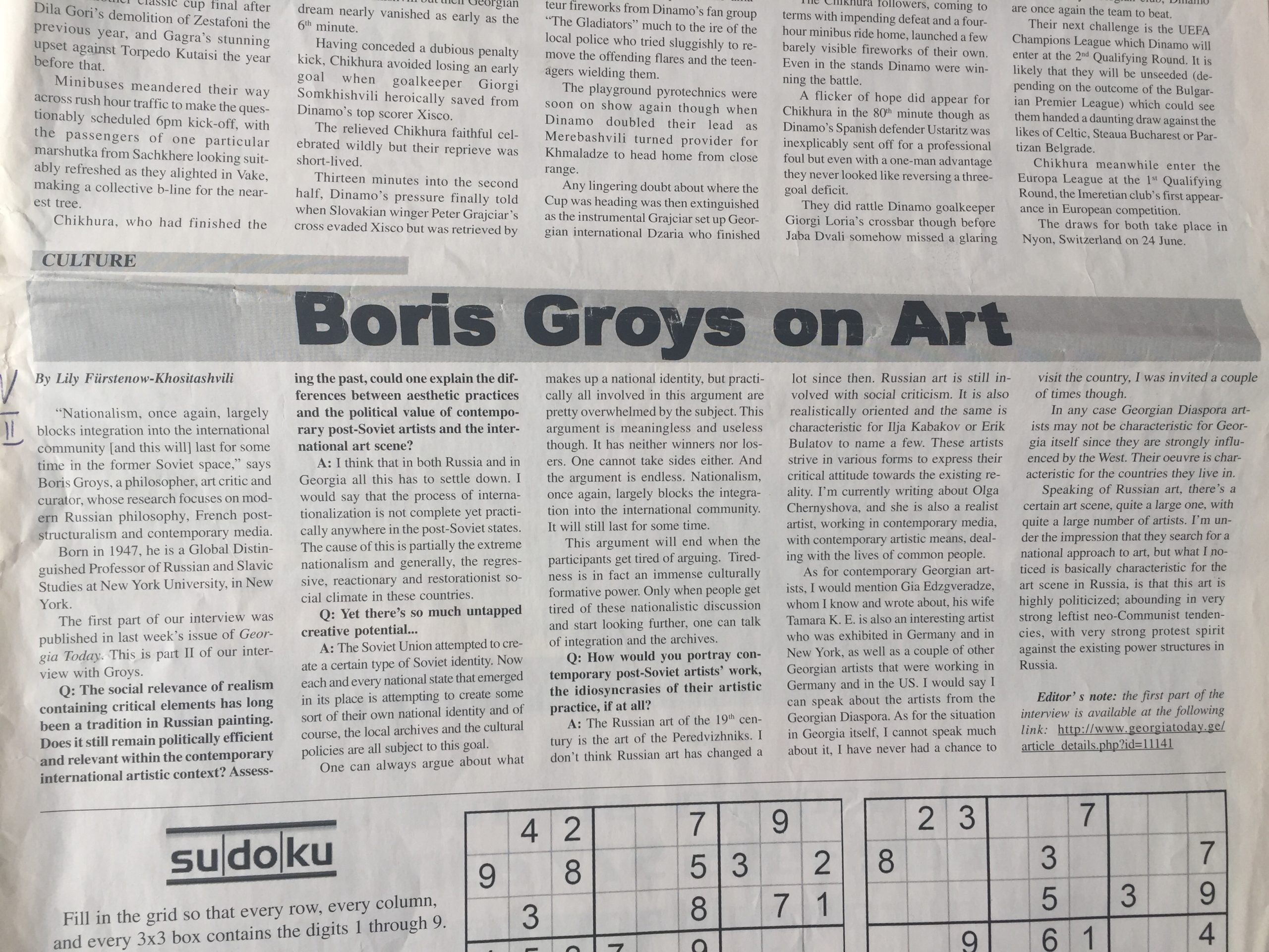 News, Press and Publications