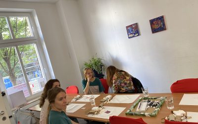 Workshops for All. Exhibition of Works by Participants. Nachbarschaftszentrum Brunnentreff. Volkssolidarität Berlin. July-August 2024